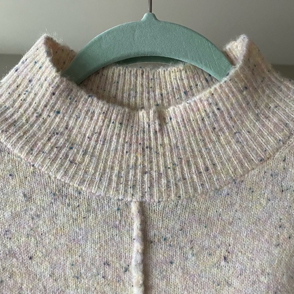 NWT - LOFT - Cape Mock Neck Sweater - Cream (tunic style) - Medium Petite - Picture 5 of 11